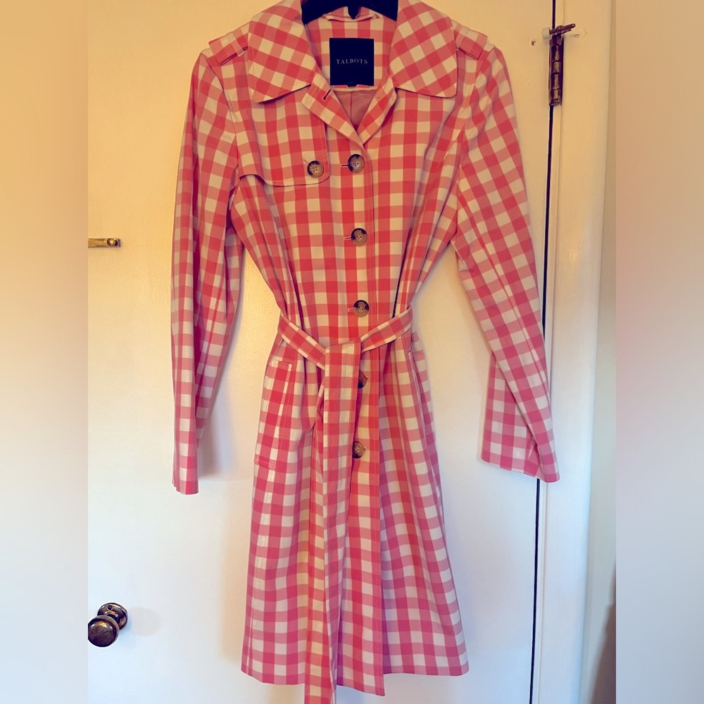 Talbots mid-length trench